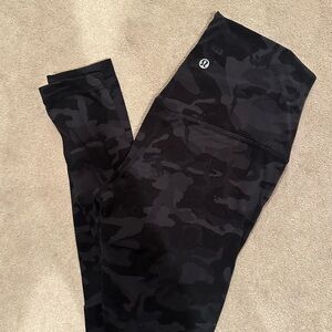 lululemon Black Camo Align Leggings